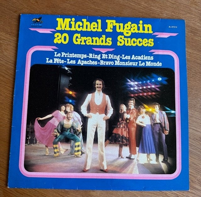 Michel Fugain - 20 Grands Succes LP, LP, Gebruikt, Pop, Ophalen of Verzenden