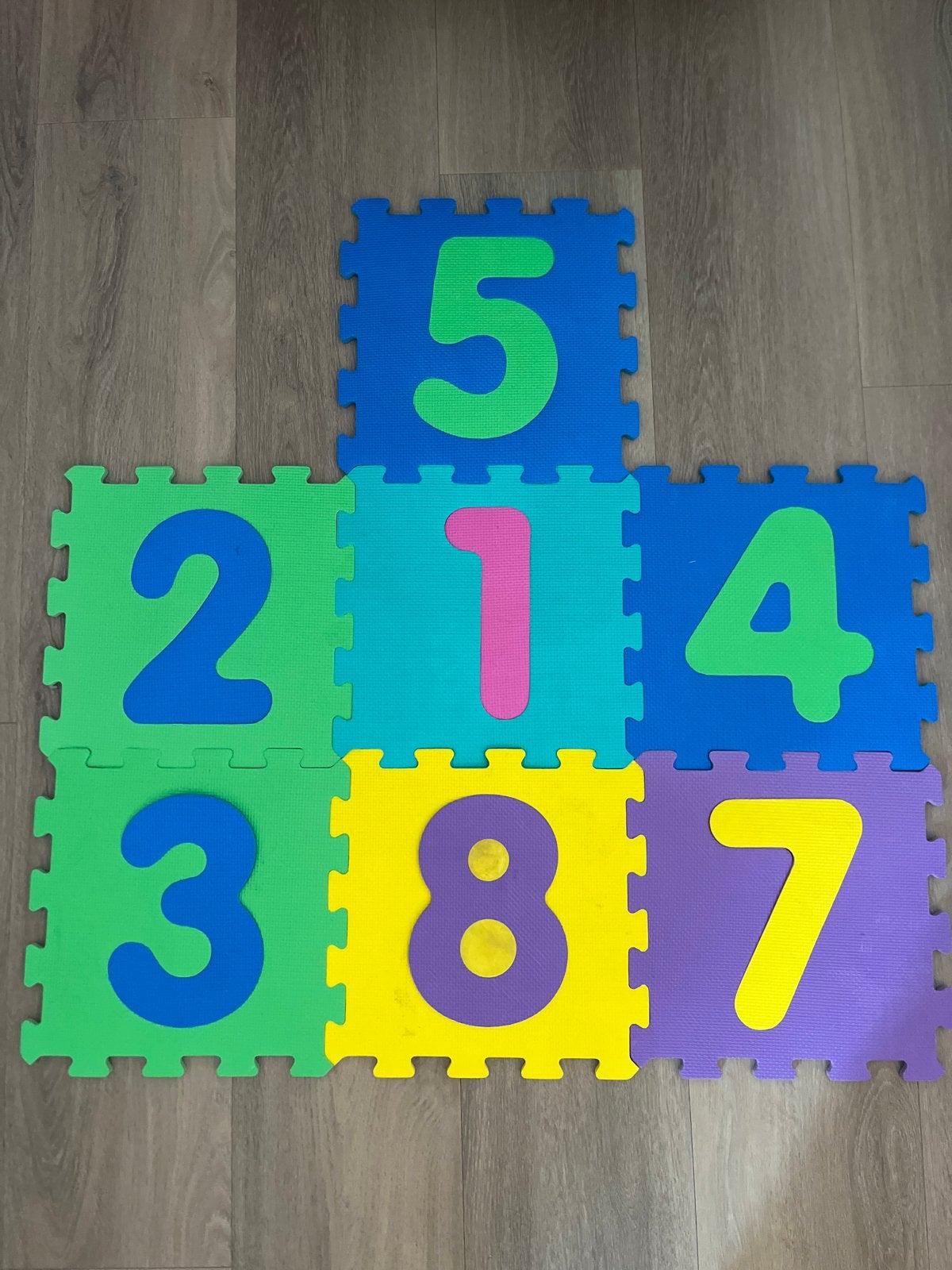 Cijfermatten - Speelmat met cijfers, Ophalen of Verzenden, Gebruikt, Puzzelen