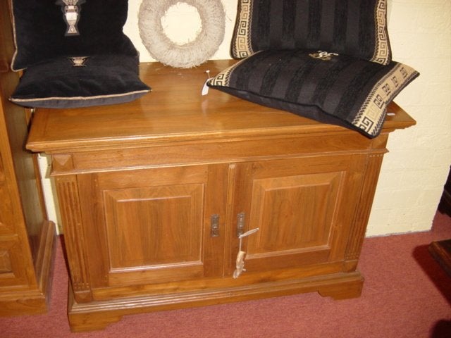 NIEUW MASSIEF TEAK DRESSOIR tv kast TV-MEUBEL - Flamant, Ophalen, Hout, Wilms, Nieuw