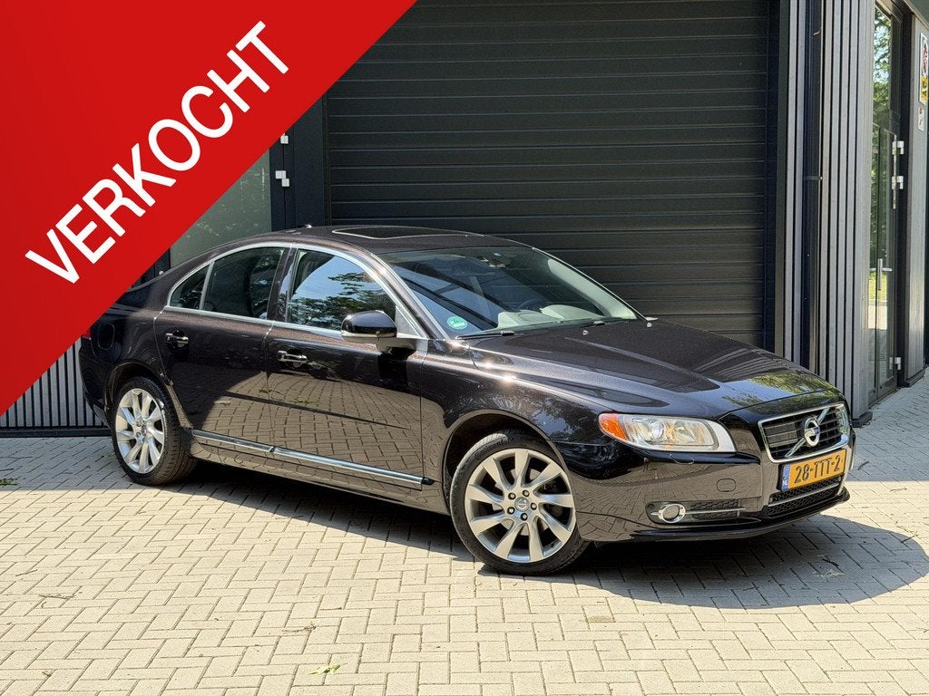 Volvo S80 2.0 T5 Limited Edition, Auto's, Volvo, Euro 5, 4 cilinders, Zwart, Sedan