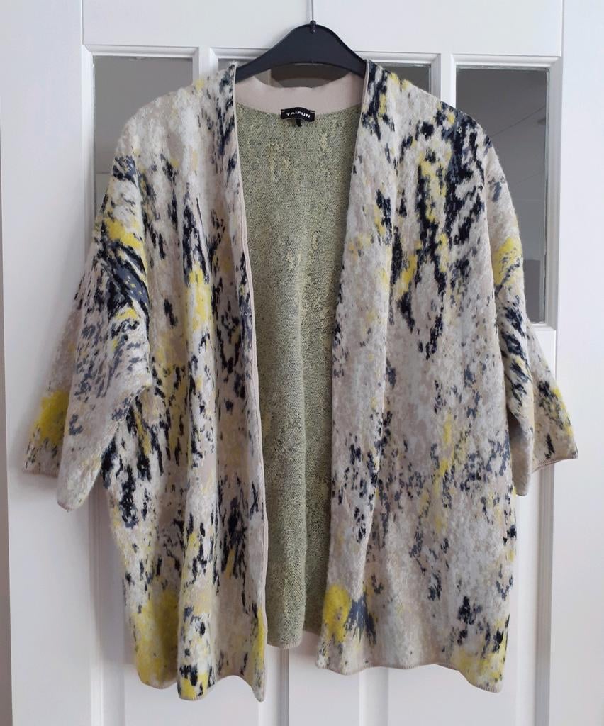 Taifun kimono model vest maat L/ XL, Kleding | Dames, Truien en Vesten, Overige kleuren, Maat 42/44 (L), Ophalen of Verzenden