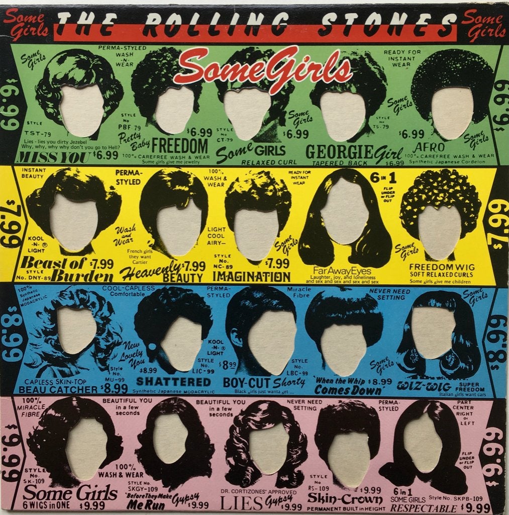 CANLP4 rolling stones  Some girls “CAN78 €15, Cd's en Dvd's, Vinyl | Rock, LP, Gebruikt, Verzenden, Inclusief binnenhoes