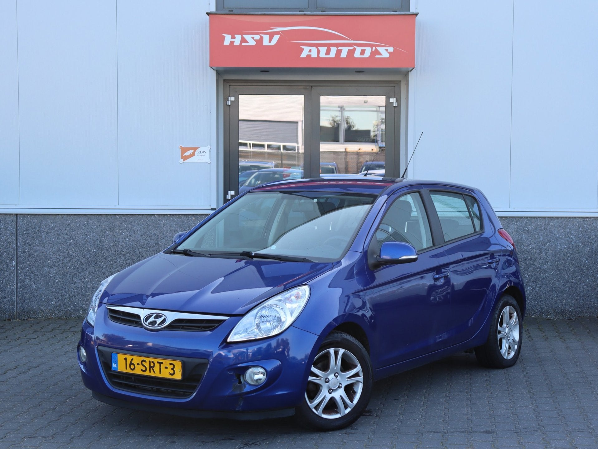 Hyundai I20 1.2i i-Motion airco LM 4-deurs org NL, Auto's, Euro 5, 450 kg, Gebruikt, 31 €/maand