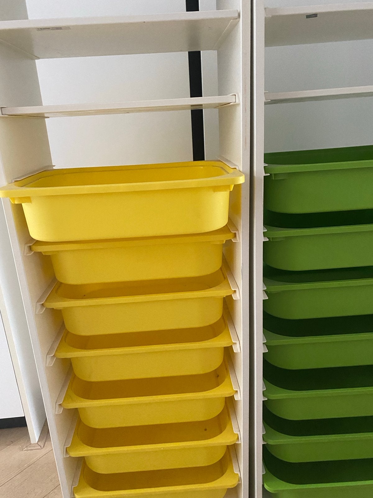 2 Ikea Trofast kasten met laatjes, Ophalen, Gebruikt