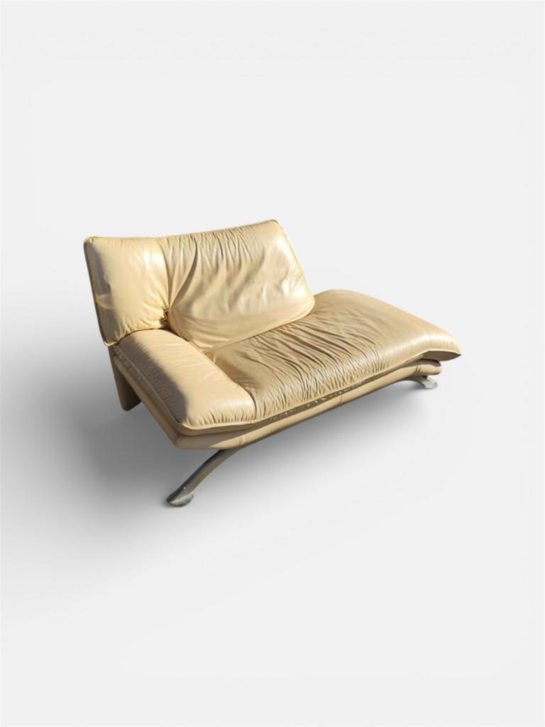 Vintage Nicoletti Italy fauteuil sofa bank 70 retro Artdeco, Huis en Inrichting, Banken | Sofa's en Chaises Longues, Gebruikt