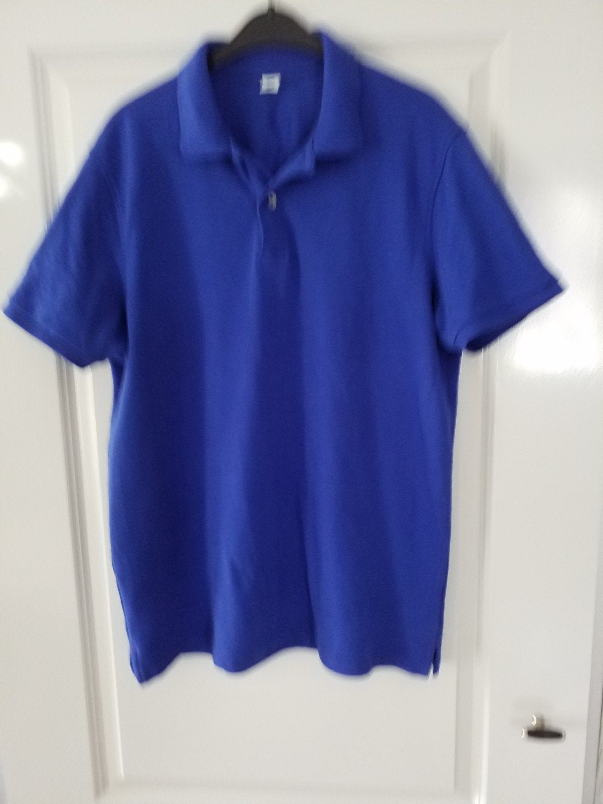 2 Heren Poloshirts Maat L - Kobalt Blauw & Gestreept, Ophalen of Verzenden, Zo goed als nieuw, Maat 52/54 (L), Blauw
