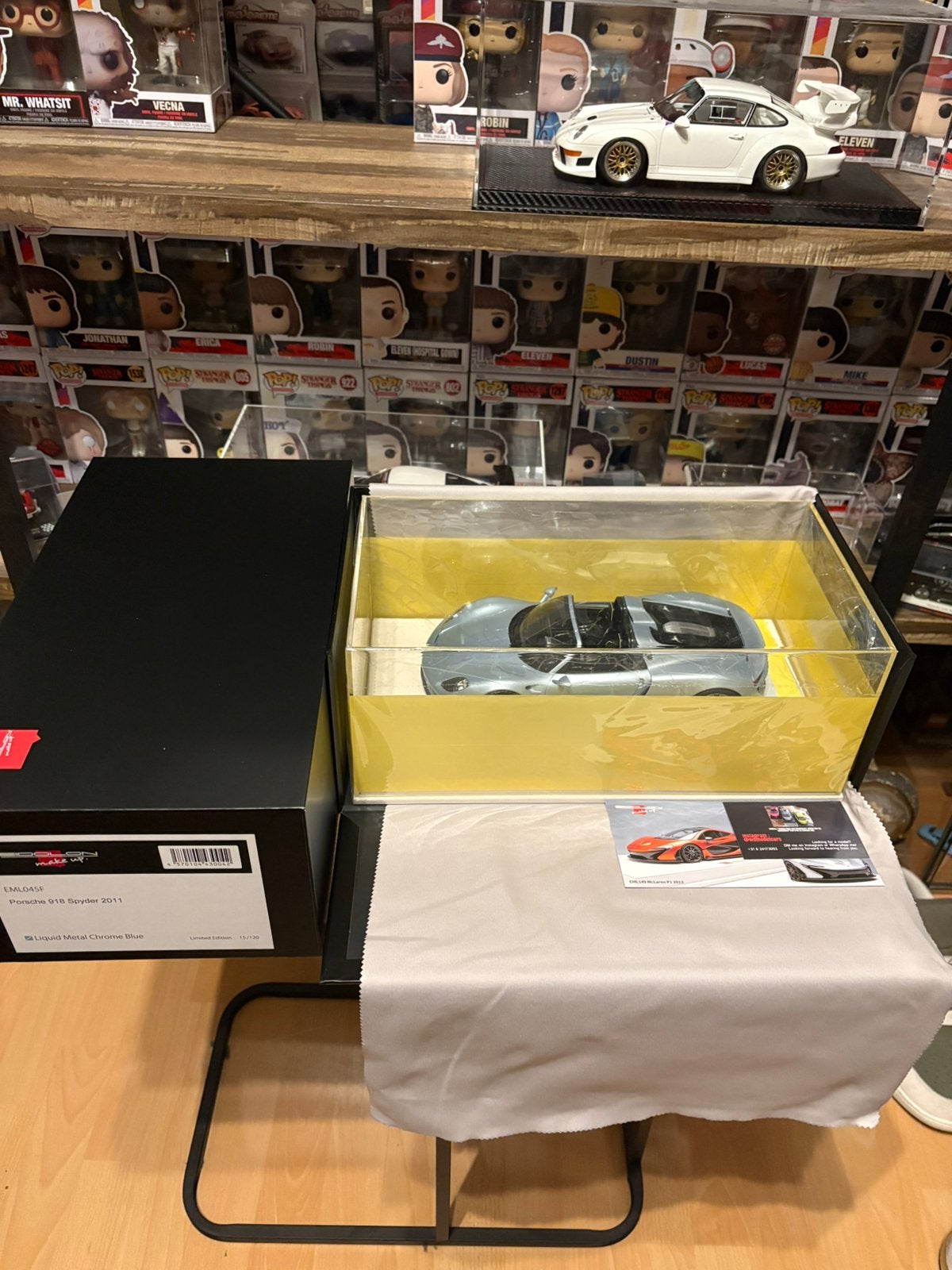 1:18 Make Up Eidolon Porsche 918 Spyder, Hobby en Vrije tijd, Modelauto's | 1:18, Ophalen of Verzenden, Zo goed als nieuw