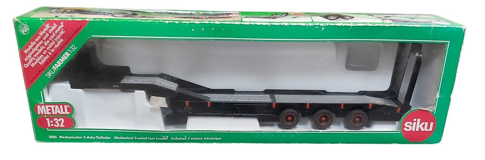 Siku 2886 Dieplader 1:32 met aangepaste velgen, nieuw in OVP, Ophalen of Verzenden, Nieuw, Bus of Vrachtwagen, SIKU