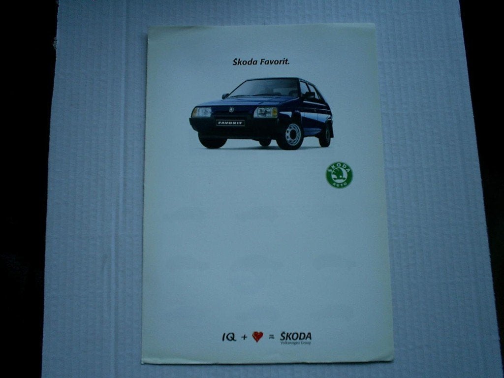 Skoda Favorit 1993 6 pag. Spaans, Ophalen of Verzenden, Zo goed als nieuw, Citroën