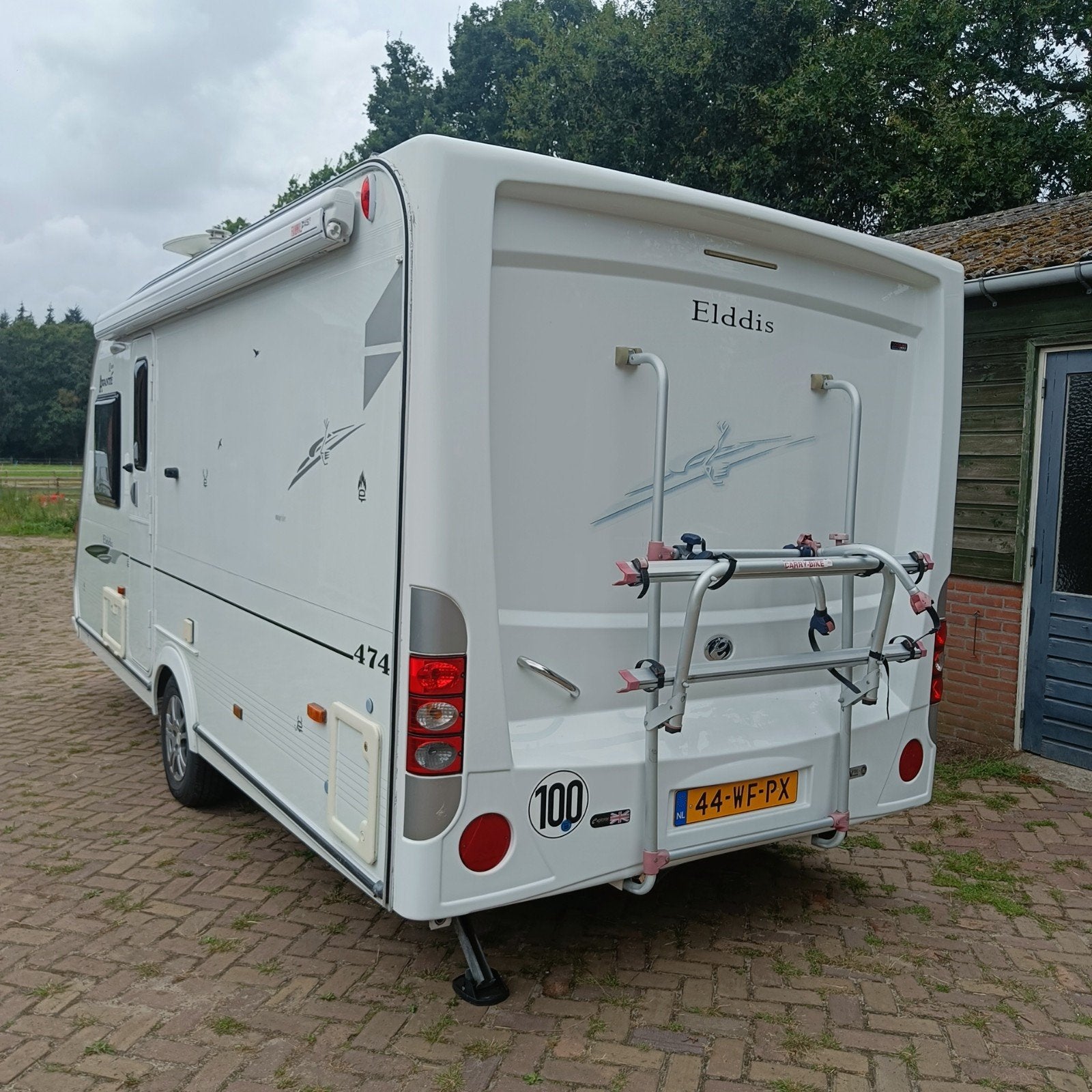 ELDDIS AVANTE 474  "2011+MOVER+CASSETTELUIFEL+ VAST BED IZGS, Standaardzit, Omvormbare zithoek, Elddis, Bedrijf