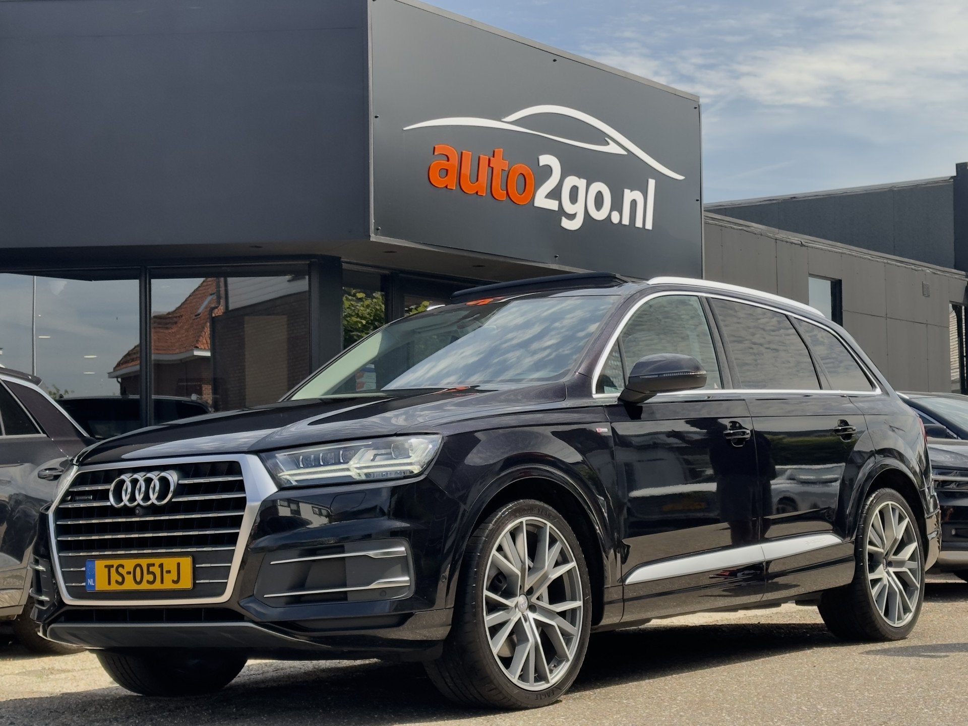 Audi Q7 3.0 TFSI AUT8 QUATTRO S-LINE 334PK PANODAK LEDR NAVI, Auto's, Audi, Automaat, Gebruikt, Euro 6, 2995 cc