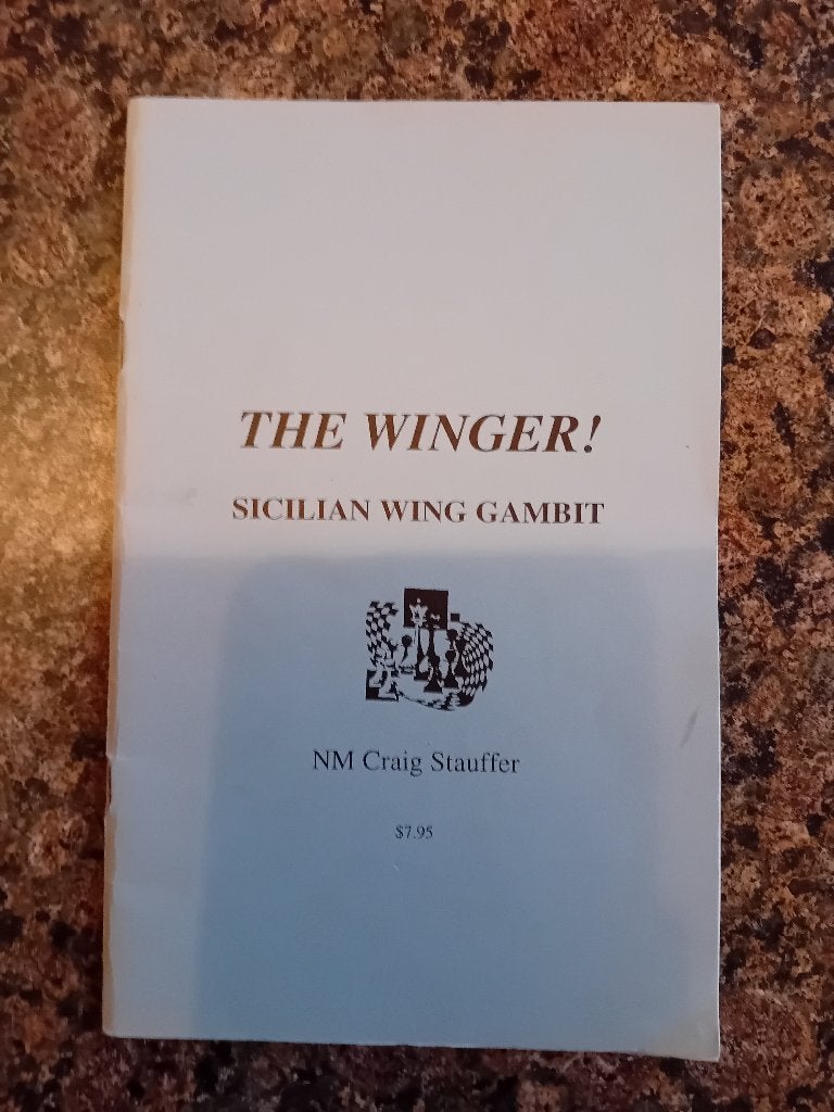 The Winger! - Sicilian wing gambit, Ophalen of Verzenden, Minder dan 500 stukjes, Gebruikt, Schaken