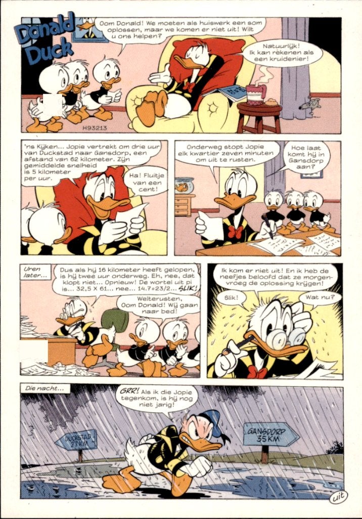 Donald Duck stripverhaal, Ophalen of Verzenden, 1980 tot heden, Ongelopen, Overige thema's