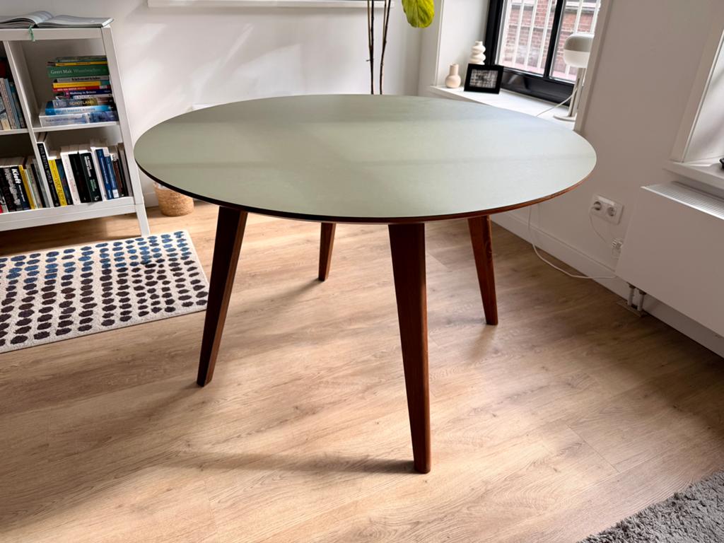 HAY CPH25 Ronde eettafel olijfgroen, Huis en Inrichting, Tafels | Eettafels, Ophalen, Overige materialen, Rond, Scandinavisch
