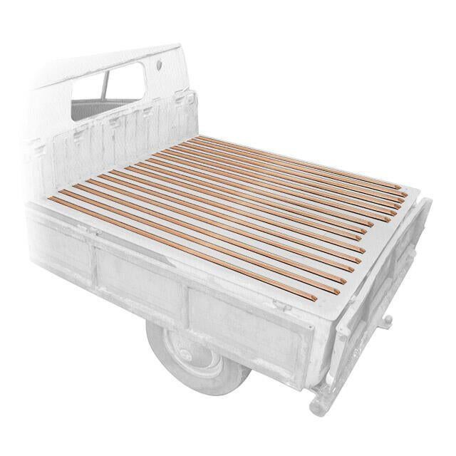 VW Bay raamset met houten lamellen voor dubbele cabine T2, Ophalen of Verzenden, Nieuw