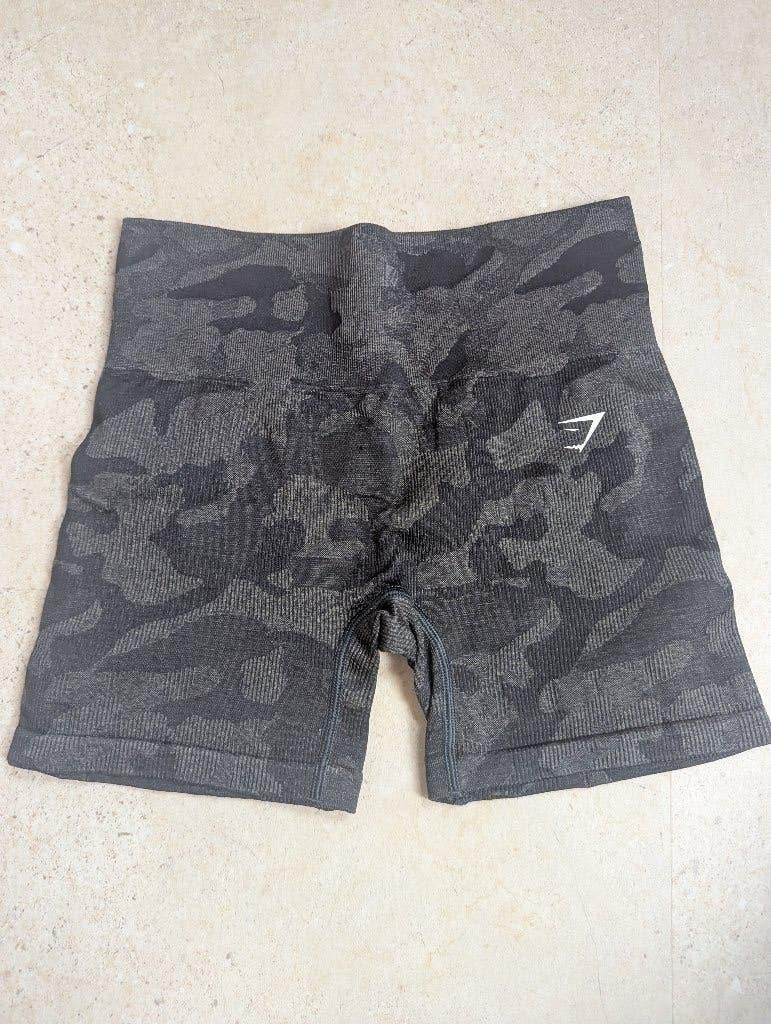 Gymshark Camo Seamless Shorts - Maat S, Kleding | Dames, Verzenden, Zwart, Maat 36 (S), Gymshark