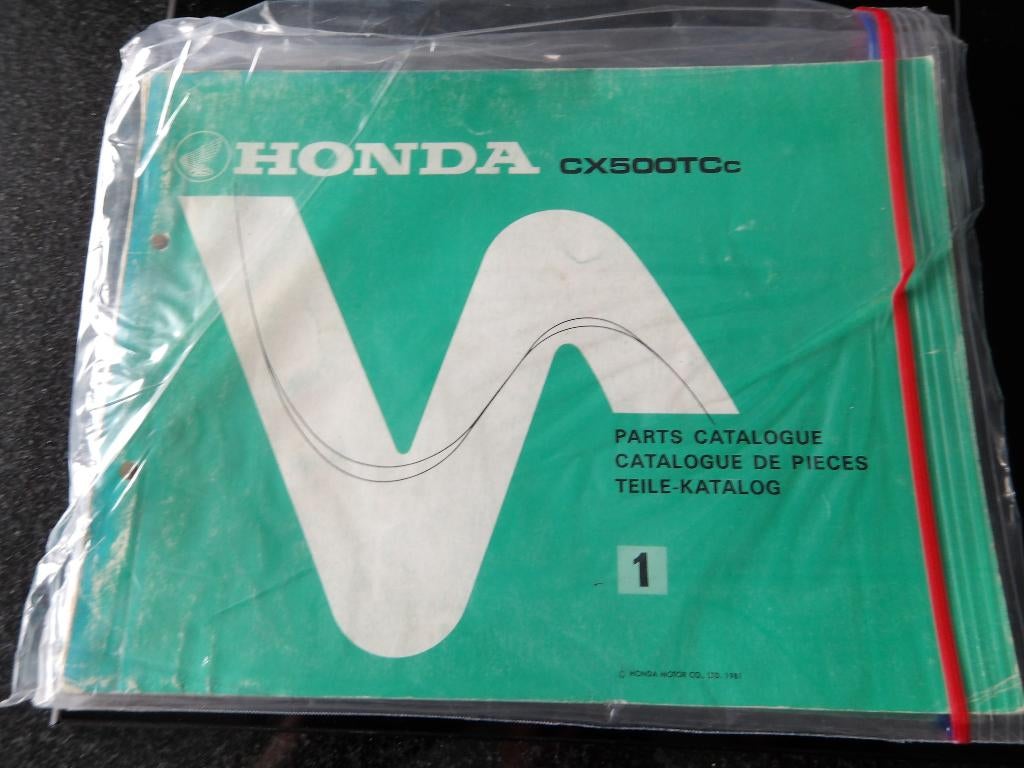 onderdelenboek HONDA CX500TCc Turbo, Verzenden, Honda