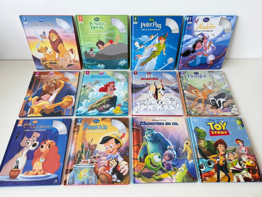 12x Lees & Luisterboek incl. CD o.a. Toy Story / Disney, Ophalen of Verzenden, Overige figuren, Zo goed als nieuw, Overige typen