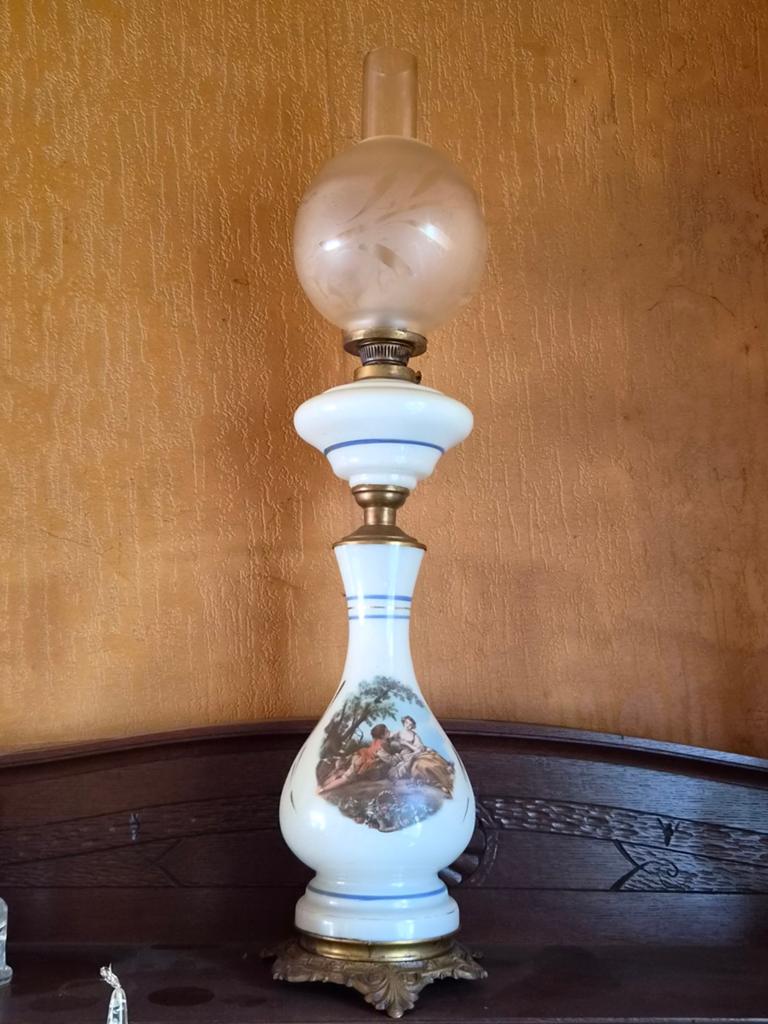 Olielamp, Antiek en Kunst, Antiek | Lampen, Ophalen