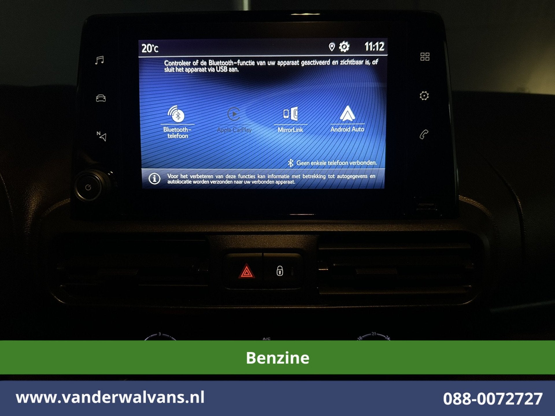Toyota PROACE CITY 1.2 Turbo 111pk Benzine Motor L1H1 Euro6, Voorwielaandrijving, Dealer onderhouden, 1199 cc, Wit