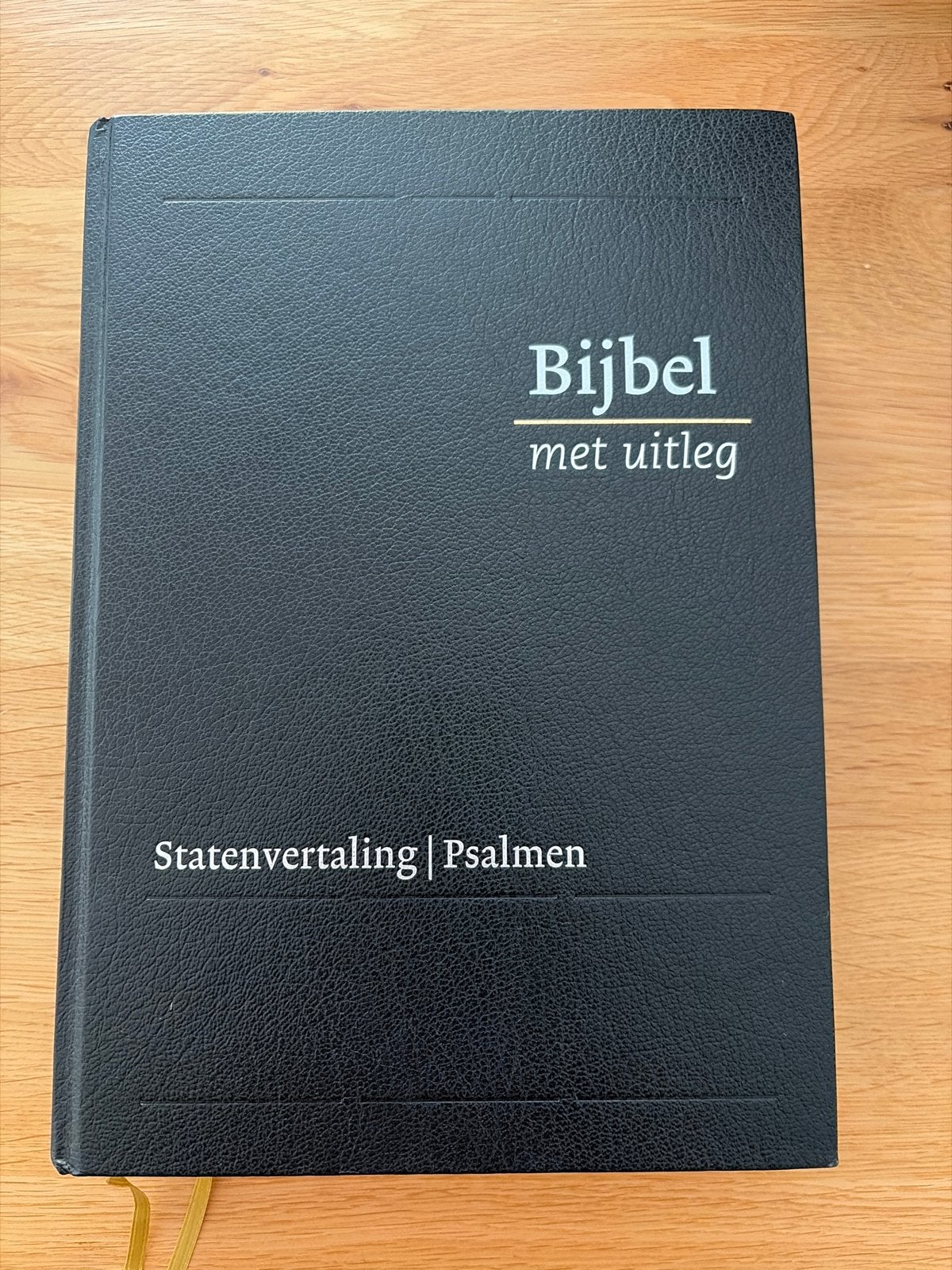 Bijbel met uitleg - Statenvertaling | Psalmen  27x19 cm, Boeken, Ophalen of Verzenden, Zo goed als nieuw, Christendom | Protestants