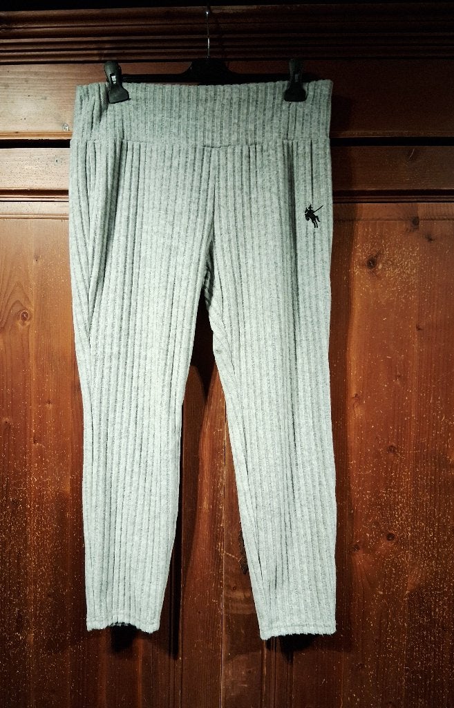 Legging grijs brede tailleband ribbel 44-48, Kleding | Dames, Legging, Nieuw, Ophalen of Verzenden, Maat 44/46 (L)