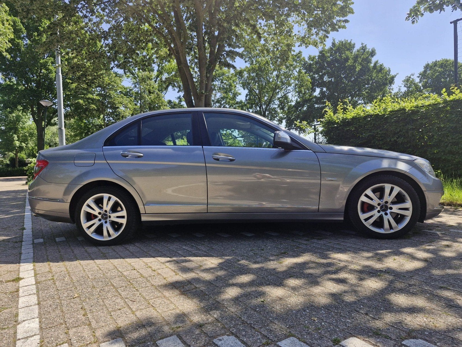 Mercedes-Benz C-Klasse 3.0 C280 Sedan AUT 2007 Grijs, Automaat, Achterwielaandrijving, 1800 kg, Zwart