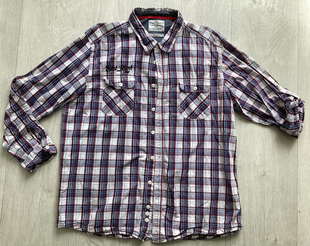 geruit overhemd voor heren maat 3XL van Angelo Litrico, Kleding | Heren, Grote Maten, Overhemd, Blauw, Angelo Litrico, Ophalen of Verzenden