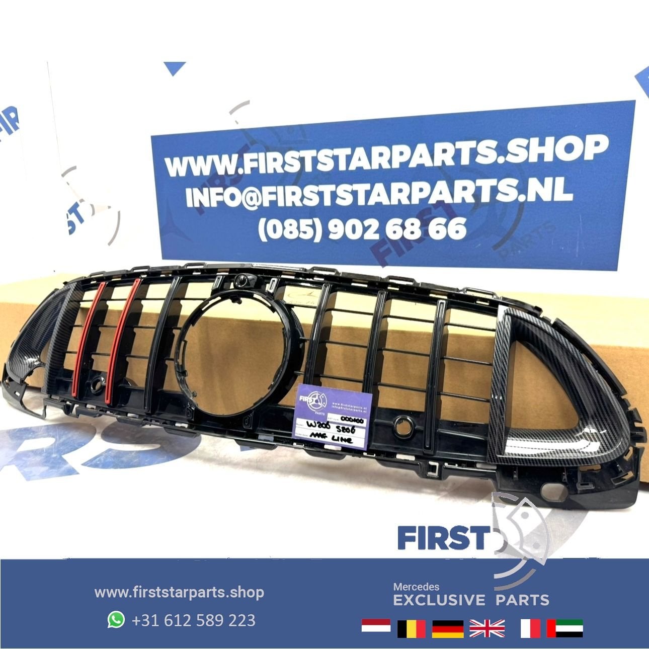 W206 S206 C206 MB C KLASSE AMG GT PANAMERICANA GRIL 2021-202, Gebruikt, -, Ophalen of Verzenden, -