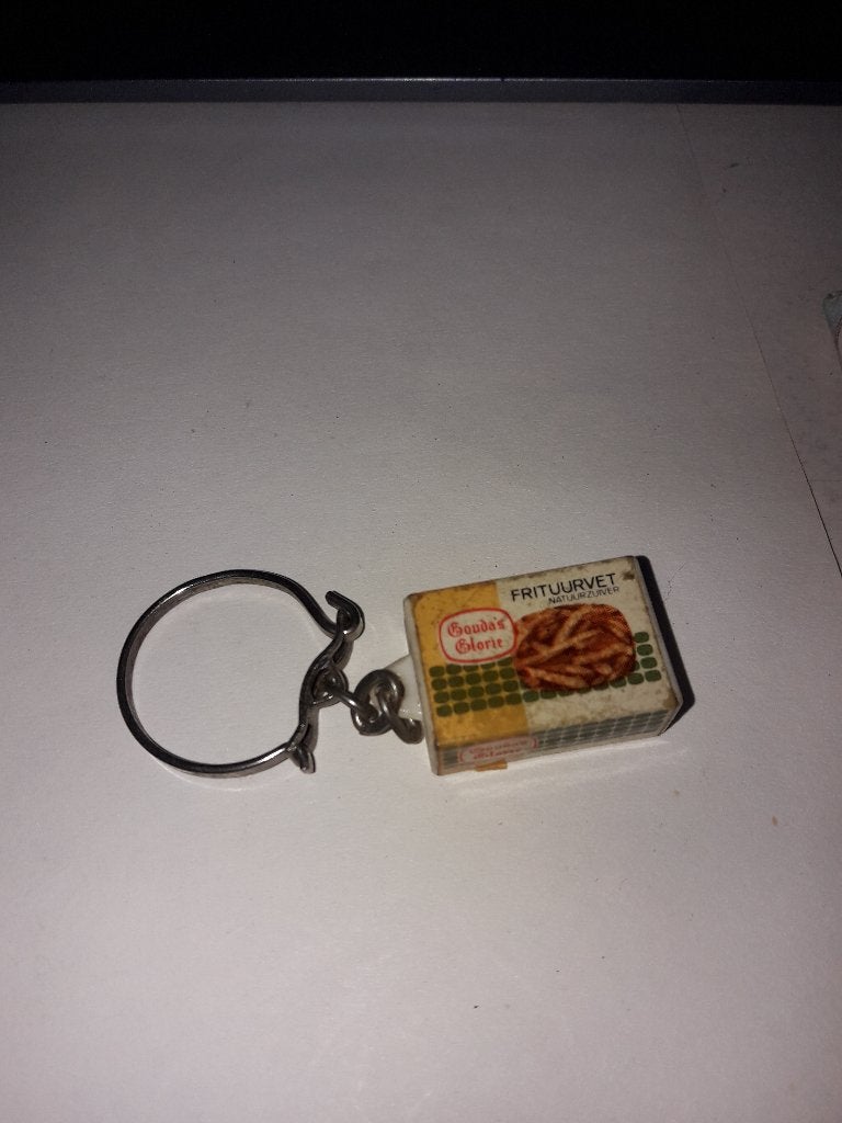 Sleutelhanger Gouda's Glorie frituurvet (Z173-90), Verzamelen, Ophalen of Verzenden, Gebruikt
