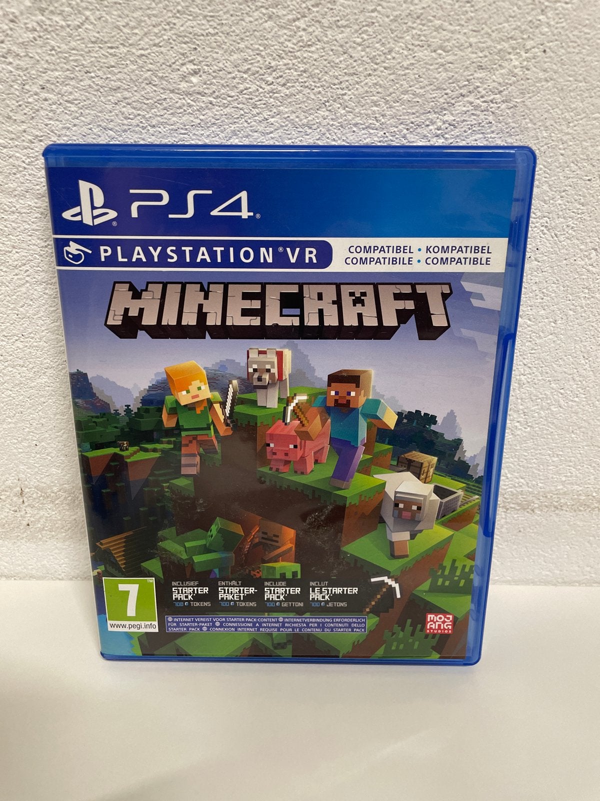 Minecraft PS4 PlayStation VR Compatibel - Zo goed als nieuw, Spelcomputers en Games, Virtual Reality, Eén computer, Ophalen of Verzenden