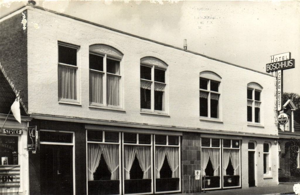 Hotel Boschhuis, Leek - 1964 gelopen, Verzenden, 1960 tot 1980, Gelopen, Groningen