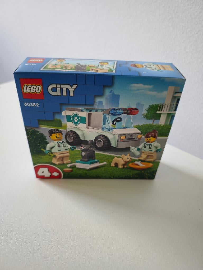 60382 Lego Dierenarts Reddingswagen, Lego, Nieuw, Ophalen of Verzenden, Complete set