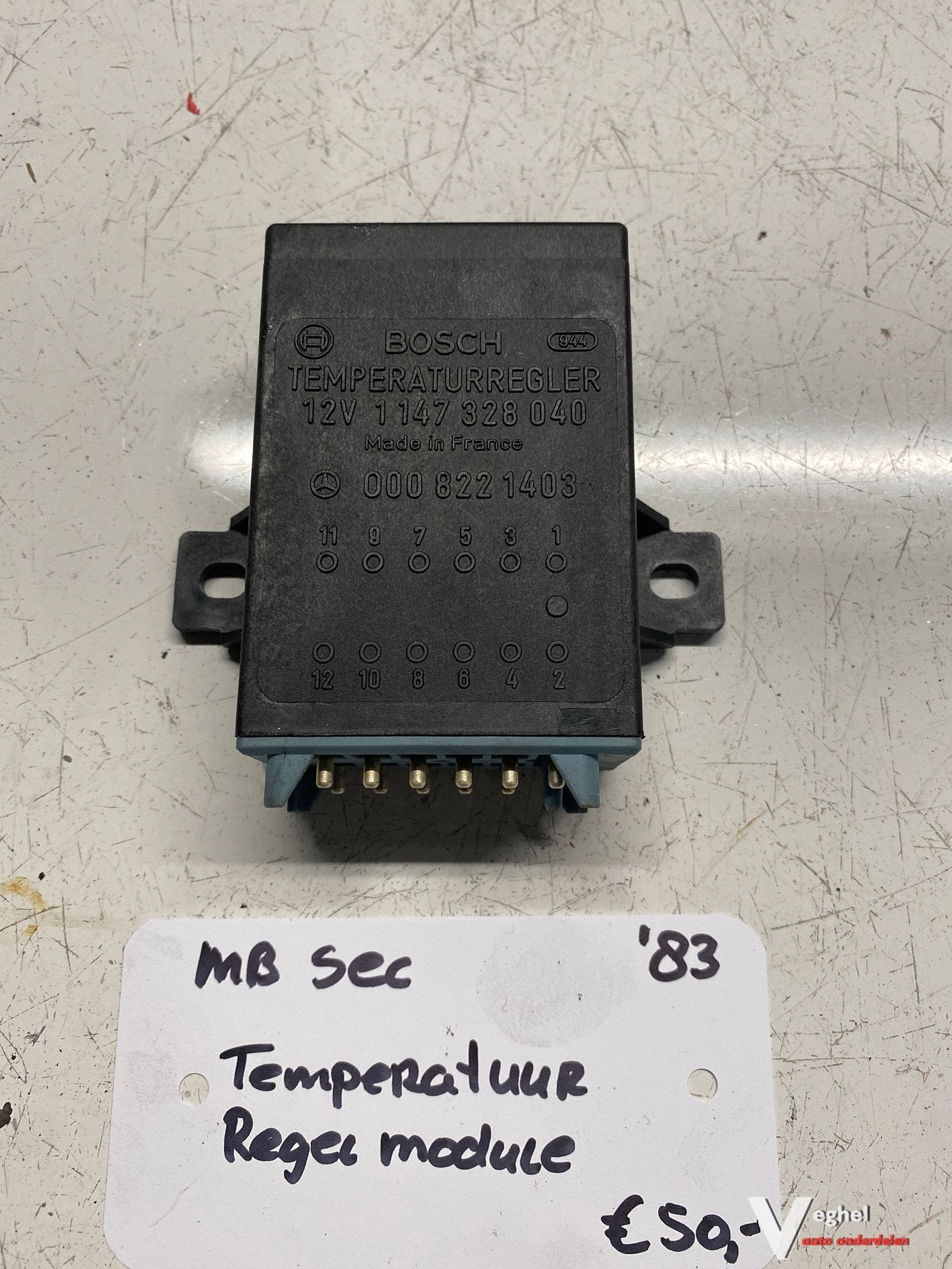 Mercedes W126 SEC 1983 Temperatuur Module 000 822 1403, Gebruikt, -, -, Ophalen of Verzenden