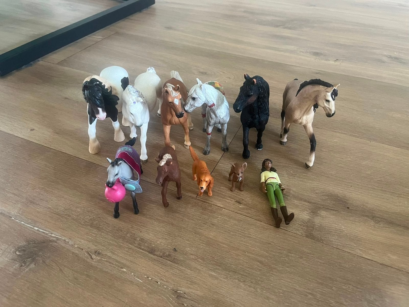Schleich paarden en honden figuren - Grote collectie, Ophalen of Verzenden, Gebruikt