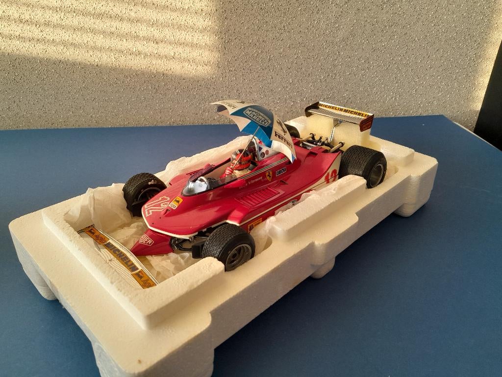 1:18 Exoto GPC97075 Ferrari 312T4 #12, Villeneuve 1979, Ophalen of Verzenden, Zo goed als nieuw, Auto, Overige merken