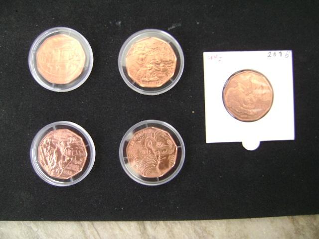 5 Verschillende 5 euro munten Oostenrijk van 2012 t/m 2016, Postzegels en Munten, Munten | Europa | Euromunten, Ophalen of Verzenden