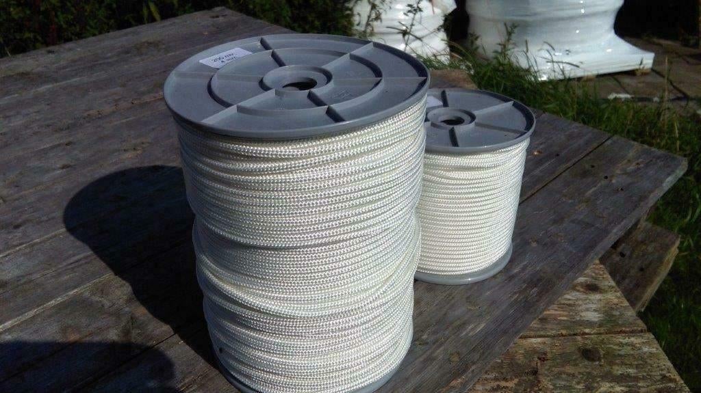 Sterk wit polyester koord 4mm, Info@alletouw.nl, Nieuw, Ophalen of Verzenden, Trekwei 13