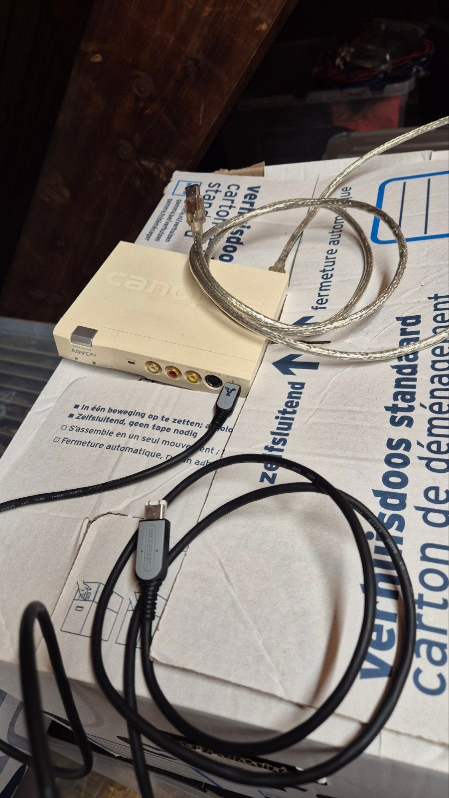 Canopus ADVC-110 Video Converter + 2 FireWire kabels, Ophalen of Verzenden