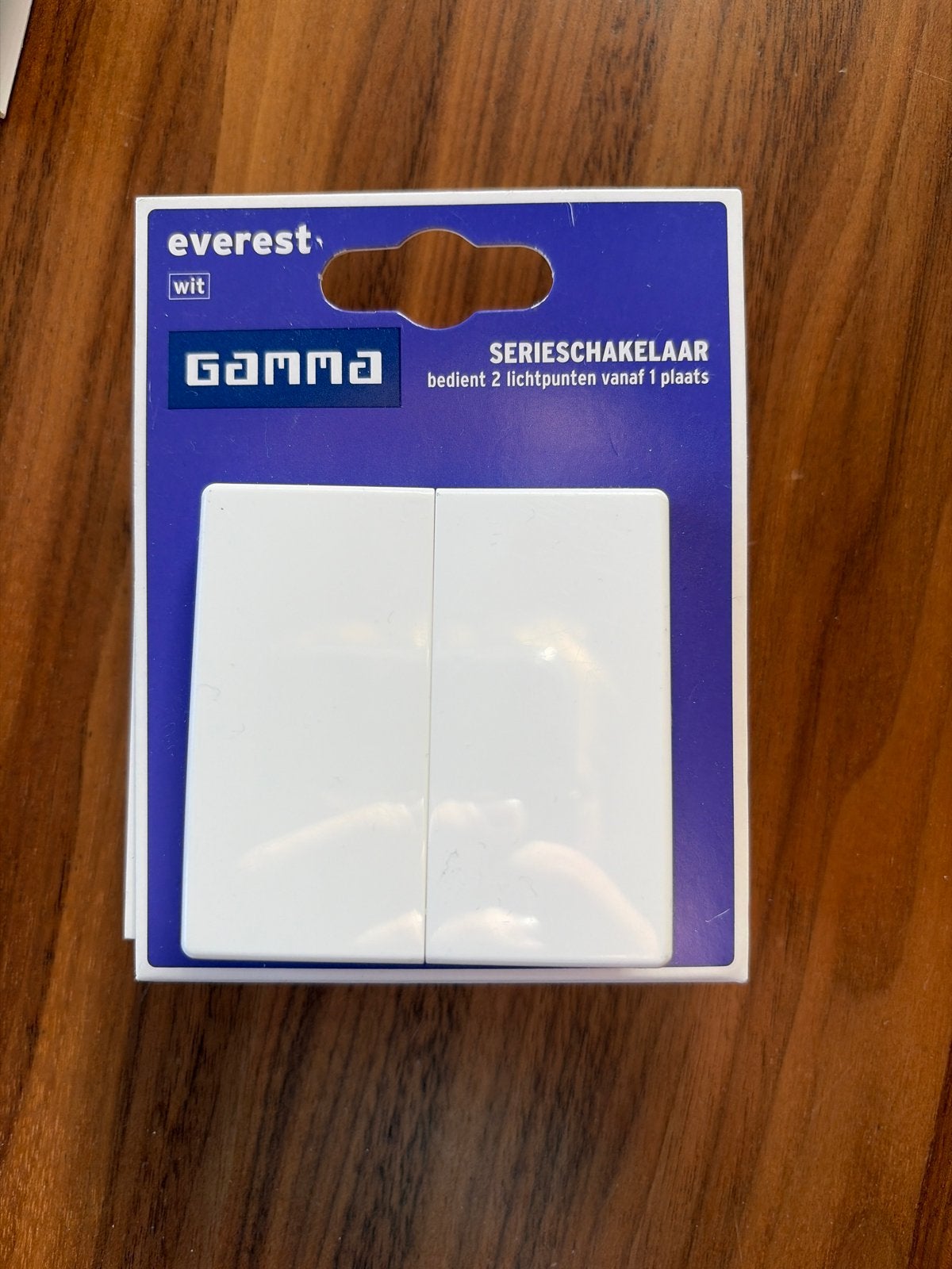 Gamma Everest Serieschakelaar Wit, Doe-het-zelf en Verbouw, Ophalen, Nieuw, Gamma, Schakelaar