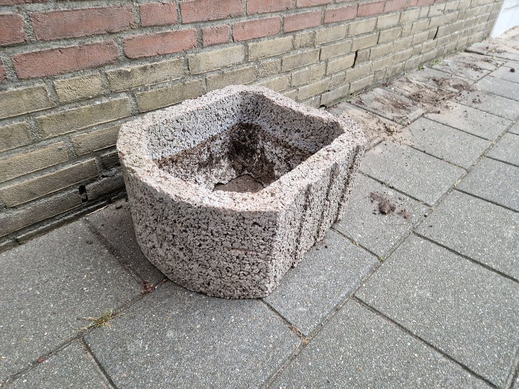 Stapelbare bloembakken, 3x, Tuin en Terras, Bloembakken en Plantenbakken, Ophalen, Gebruikt, Minder dan 30 cm, Minder dan 60 cm