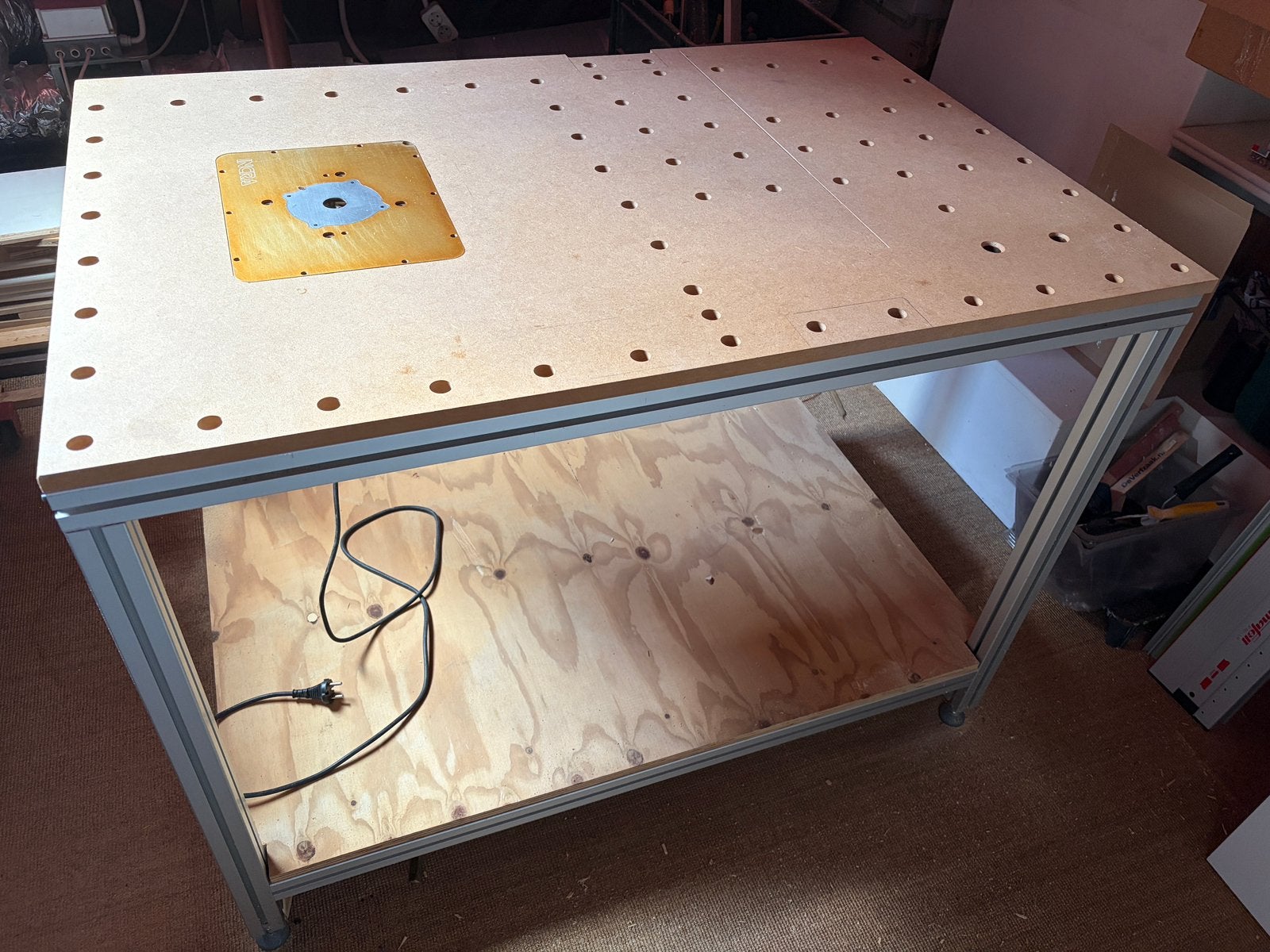 Mft tafel Sauter vario bench onderstel, Doe-het-zelf en Verbouw, Ophalen, Zo goed als nieuw