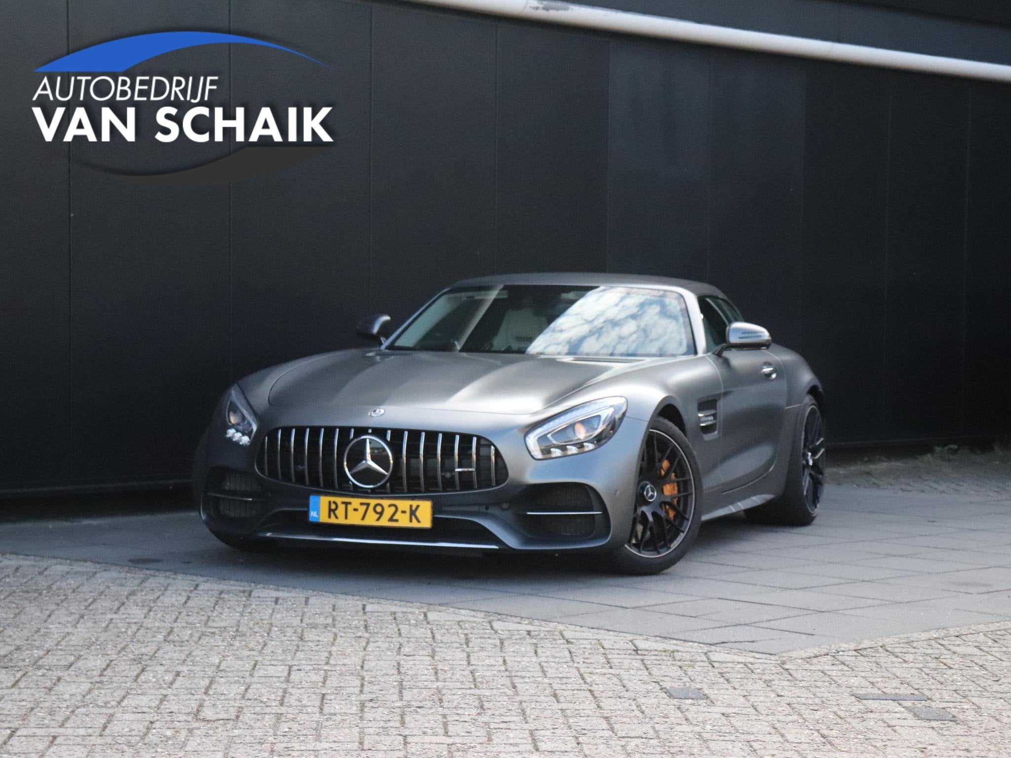 Mercedes-Benz AMG GT Roadster 4.0 C | KERAMISCH | LEDER | BU, Auto's, Automaat, Dealer onderhouden, Achterwielaandrijving, Gebruikt