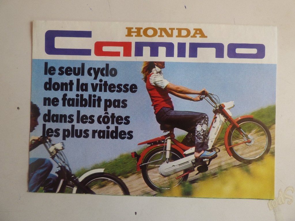 HONDA CAMINO FOLDER, Ophalen of Verzenden, Zo goed als nieuw