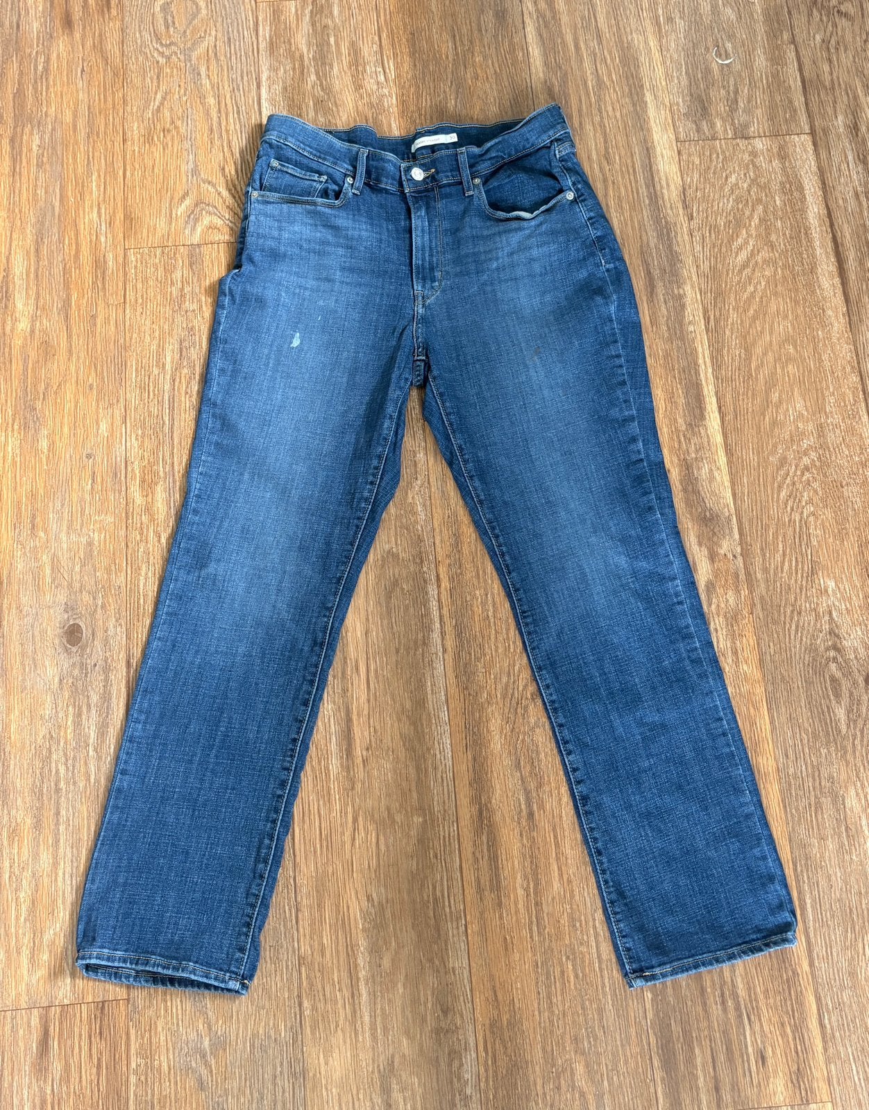 Levi’s Classic Straight Jeans – W30 L30 – Origineel Levi’s, Ophalen of Verzenden, Zo goed als nieuw, Blauw, W32 (confectie 46) of kleiner