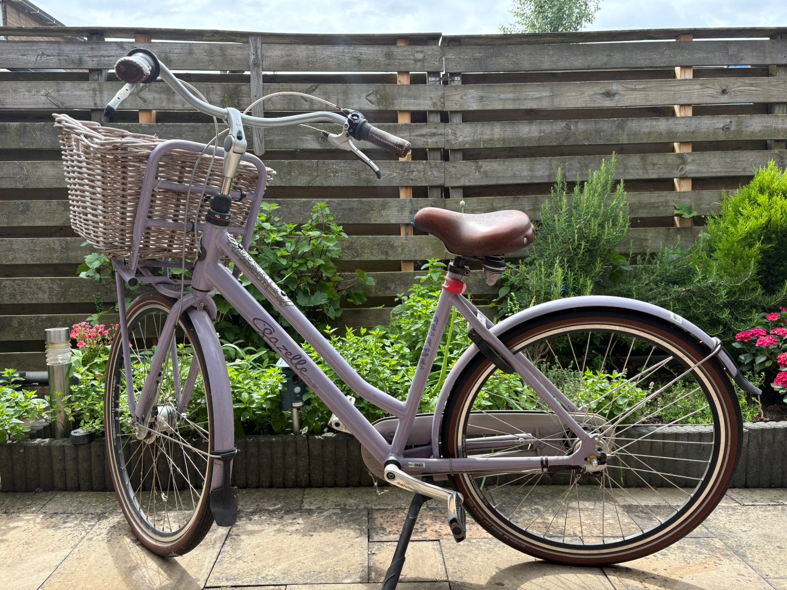 Gazelle damesfiets, Ophalen, Versnellingen, Trommelrem, 53 tot 56 cm