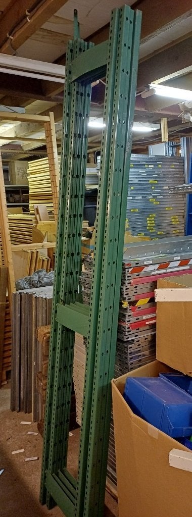 3 meter metalen legbordstelling 240 x 41, Huis en Inrichting, Ophalen, Gebruikt