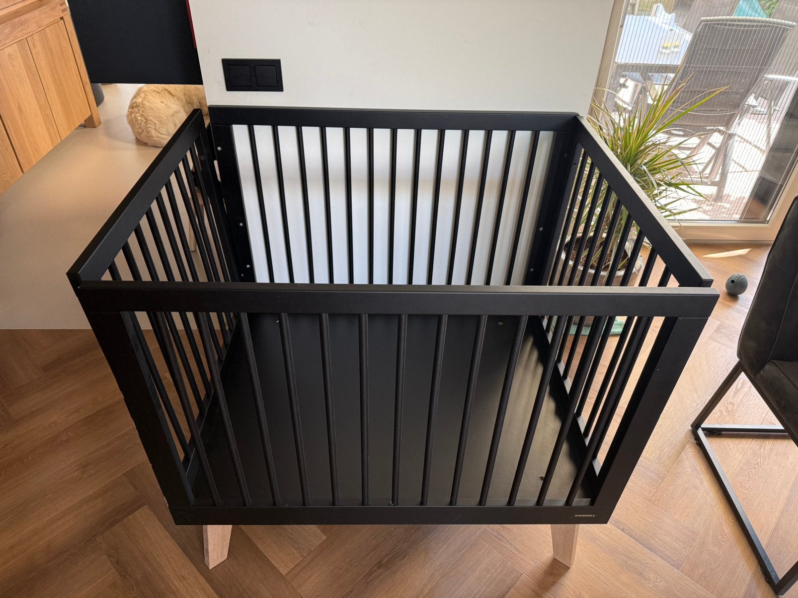 Box Kidsmill, Kinderen en Baby's, Boxen, Ophalen, Zo goed als nieuw, Rechthoekig, In hoogte verstelbaar
