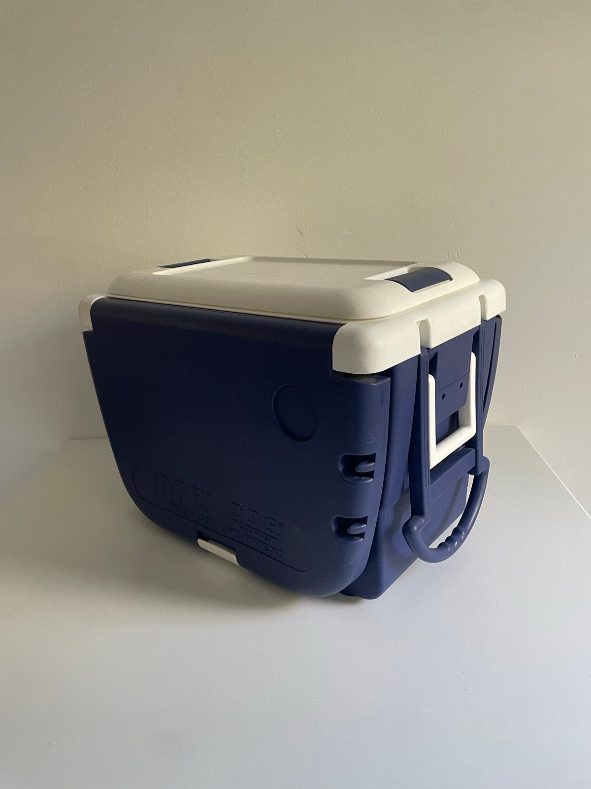 Koelbox met tafel en krukjes - Ideaal voor picknick/camping, Caravans en Kamperen, Ophalen of Verzenden, Gebruikt, Koelbox, Koelelement