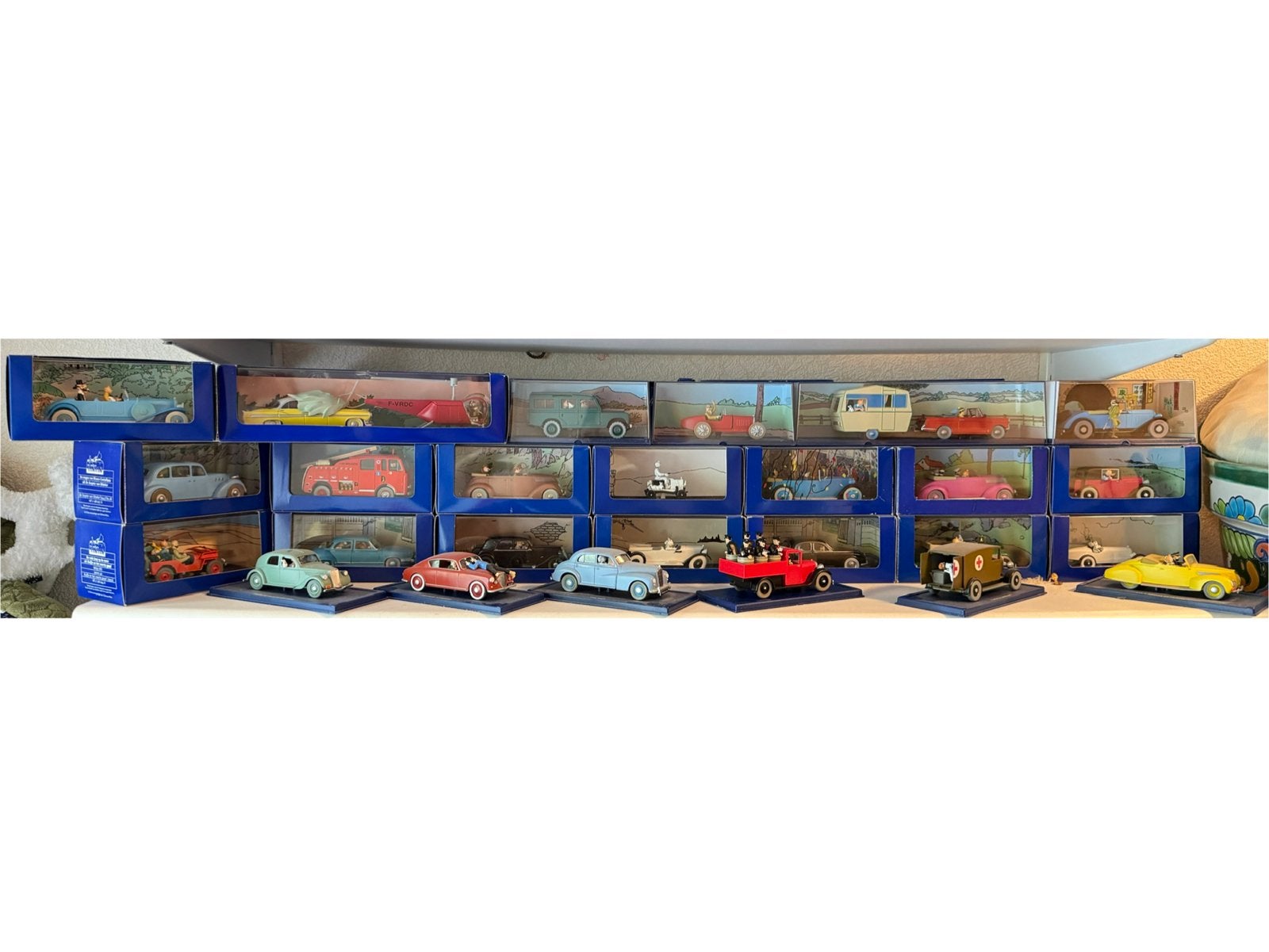 Kuifje Auto Verzameling 1:43 - Diverse Modellen, Hobby en Vrije tijd, Modelauto's | 1:43, Ophalen of Verzenden, Zo goed als nieuw